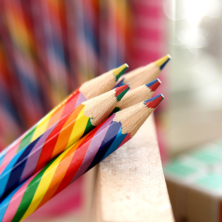 Wholesale Plastic Rainbow Pencils
